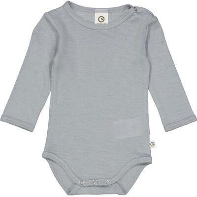 1582041800 Müsli by Green Cotton Chłopcy Woolly Body Base Layer, Jaśmin Blue, 98 1582041800 Müsli by Green Cotton Chłopcy Woolly Body Base Layer, Jaśmin Blue, 98