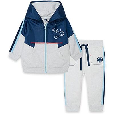 11310213 Tuc Tuc Chłopcy GLACIAR Blue Boys Plush Jogging bluza i spodnie HW21, AZUL, 3 Lata 11310213 Tuc Tuc Chłopcy GLACIAR Blue Boys Plush Jogging bluza i spodnie HW21, AZUL, 3 Lata