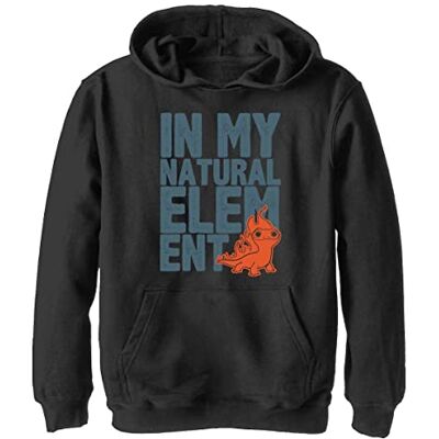 FRZT0045-40042101 Disney Frozen 2 Element Block Boy's Hooded sweter polarowy, czarny, S, czarny, S FRZT0045-40042101 Disney Frozen 2 Element Block Boy's Hooded sweter polarowy, czarny, S, czarny, S