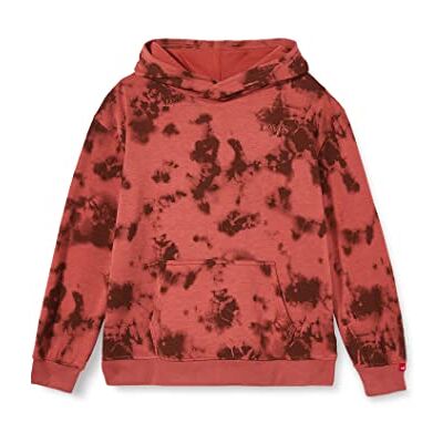 ED589 Levi's Kids Chłopięca Lvb Tie Dye sweter bluza z kapturem bluza z kapturem, Marsala, 5 Lat ED589 Levi's Kids Chłopięca Lvb Tie Dye sweter bluza z kapturem bluza z kapturem, Marsala, 5 Lat