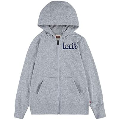 E576 Levi's Kids Dziecięca chłopięca Lvb logo pełny zamek bluza z kapturem bluza z kapturem, Jasnoszary wrzos, 12 Miesiące E576 Levi's Kids Dziecięca chłopięca Lvb logo pełny zamek bluza z kapturem bluza z kapturem, Jasnoszary wrzos, 12 Miesiące