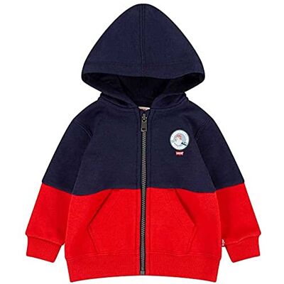 6EF782 Levi's Kids Full Zip Badge bluza z kapturem dla chłopców, Naval Academy, 12 miesi?cy 6EF782 Levi's Kids Full Zip Badge bluza z kapturem dla chłopców, Naval Academy, 12 miesi?cy