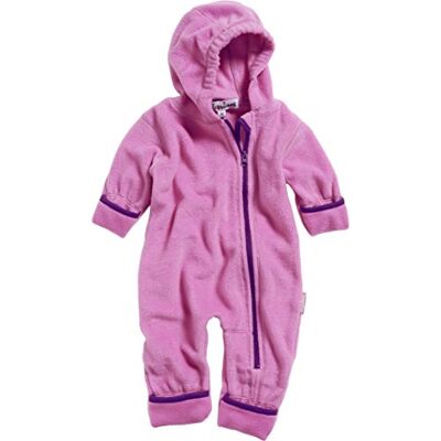 421006-18 Playshoes Dziecięcy kombinezon polarowy, oddychający kombinezon unisex dla chłopców i dziewczynek z długim zamkiem błyskawicznym i kapturem, kolorowe kontrasty, 18 różowy, 92 421006-18 Playshoes Dziecięcy kombinezon polarowy, oddychający kombinezon unisex dla chłopców i dziewczynek z długim zamkiem błyskawicznym i kapturem, kolorowe kontrasty, 18 różowy, 92