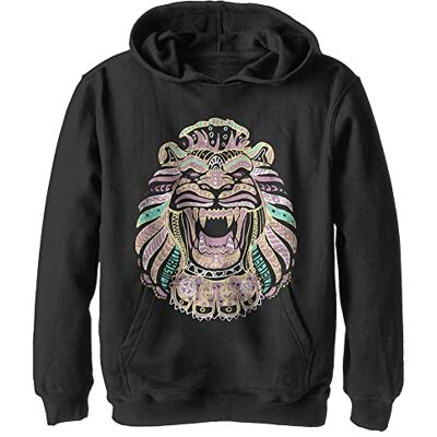 ALDN0003-40042101 Kids' Disney Live Action Aladdin Lion Youth sweter z kapturem, czarny, rozmiar L, czarny, L ALDN0003-40042101 Kids' Disney Live Action Aladdin Lion Youth sweter z kapturem, czarny, rozmiar L, czarny, L