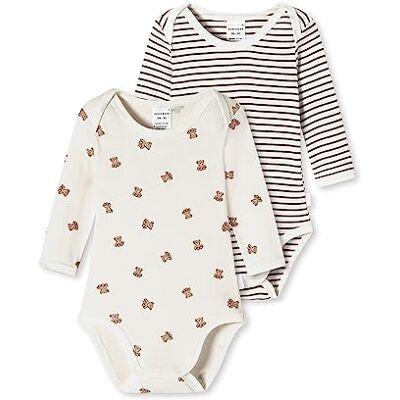 179919 Schiesser Uniseks Baby Body z długim rękawem, bawełna ekologiczna, dla małych dzieci, zestaw bielizny dla małych dzieci, sortowane 1, 68, sortowane 1, 68 179919 Schiesser Uniseks Baby Body z długim rękawem, bawełna ekologiczna, dla małych dzieci, zestaw bielizny dla małych dzieci, sortowane 1, 68, sortowane 1, 68