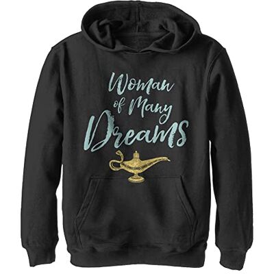 ALDN0012-40042101 Kids' Disney Aladdin Live Action Written in The Stars Youth sweter z kapturem, czarny, rozmiar L, czarny, L ALDN0012-40042101 Kids' Disney Aladdin Live Action Written in The Stars Youth sweter z kapturem, czarny, rozmiar L, czarny, L