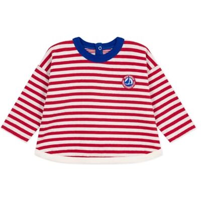 A0EH4 Petit Bateau Odzież dziecięca na dzień, Pompei/mleko, 18 miesi?cy A0EH4 Petit Bateau Odzież dziecięca na dzień, Pompei/mleko, 18 miesi?cy