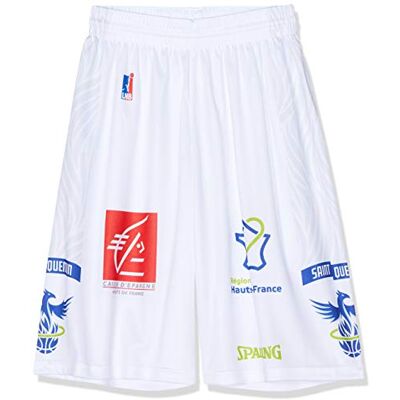 SHORT_DOM_STQUENTIN_Blanc_12 ans Saint-Quentin koszykówka Saint-Quentin oficjalne szorty do domu, 2019-2020 XX-Small biały SHORT_DOM_STQUENTIN_Blanc_12 ans Saint-Quentin koszykówka Saint-Quentin oficjalne szorty do domu, 2019-2020 XX-Small biały