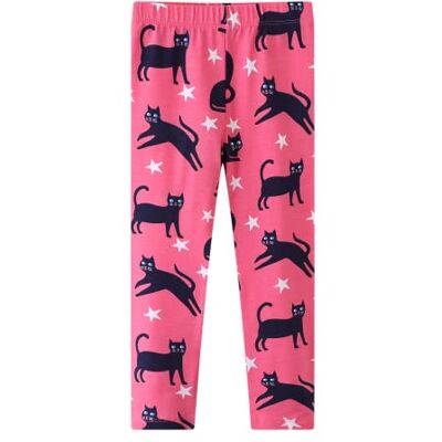 602L08 CM-Kid Legginsy Casual Kobieta, Spodnie dla dzieci, Drukowane Legginsy 2-7 Lat, Czerwony Różowy-5 602L08 CM-Kid Legginsy Casual Kobieta, Spodnie dla dzieci, Drukowane Legginsy 2-7 Lat, Czerwony Różowy-5