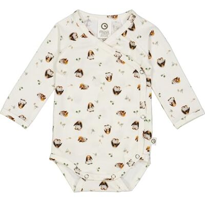 1582072800 Müsli by Green Cotton Unisex Baby Bunnies L/S Body Base Layer, Balsam Cream/Orzech włoski/Oat, 44 1582072800 Müsli by Green Cotton Unisex Baby Bunnies L/S Body Base Layer, Balsam Cream/Orzech włoski/Oat, 44