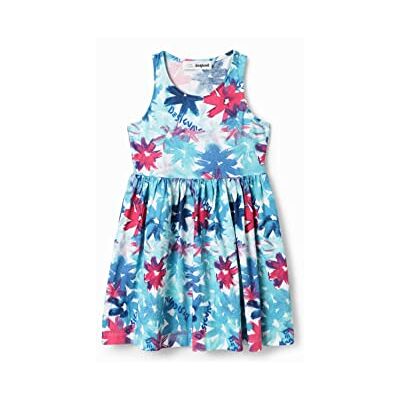 23SGVK02 Desigual Sukienka dziewczęca, niebieski, 8 Lata 23SGVK02 Desigual Sukienka dziewczęca, niebieski, 8 Lata