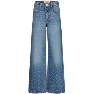 SS25KGD42006 Vingino Dżinsy dziewczęce Cassie Laser, Mid Blue Wash, 10 lat SS25KGD42006 Vingino Dżinsy dziewczęce Cassie Laser, Mid Blue Wash, 10 lat