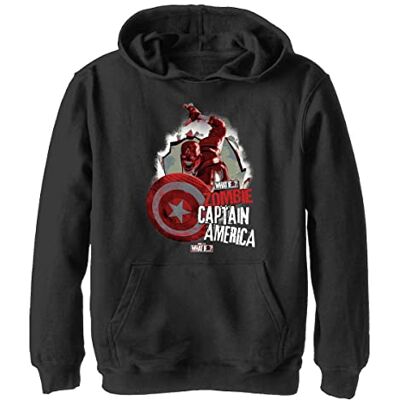 MFWI0086-40042101 Marvel Zombie Cap Plakat Unisex Dzieci ^ chłopiec Bluza z kapturem (1 opakowanie), Czarny, M MFWI0086-40042101 Marvel Zombie Cap Plakat Unisex Dzieci ^ chłopiec Bluza z kapturem (1 opakowanie), Czarny, M