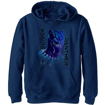 MARF0233-40042101 Marvel Boys Ultra Panther Bluza z kapturem, Heather Navy, M, Heather Navy, M, Heather granatowy, M MARF0233-40042101 Marvel Boys Ultra Panther Bluza z kapturem, Heather Navy, M, Heather Navy, M, Heather granatowy, M