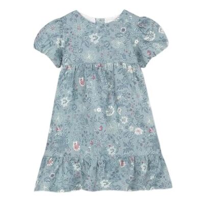 S23VVTCA703VF Gocco Dziewczęca Vestido Estampado kwiatowa sukienka, Verde, regularna S23VVTCA703VF Gocco Dziewczęca Vestido Estampado kwiatowa sukienka, Verde, regularna