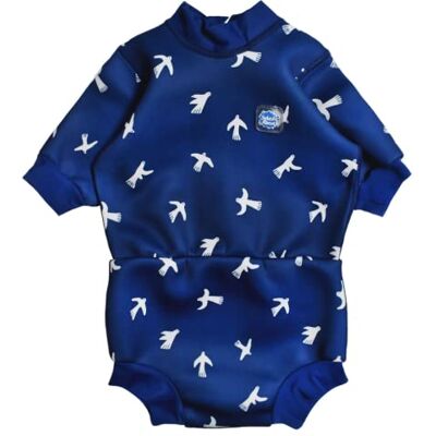 HU-XI-201 Splash About Happy Nappy Wetsuit White Birds 12-24 miesięcy HU-XI-201 Splash About Happy Nappy Wetsuit White Birds 12-24 miesięcy
