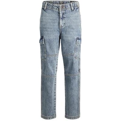 12262328_BlueDenim JACK & JONES Child Relaxed Fit Jeans JJICHRIS JJWADE Cargo MF 148 SN JNR Relaxed Fit Jeans Junior, Blue Denim, 158 12262328_BlueDenim JACK & JONES Child Relaxed Fit Jeans JJICHRIS JJWADE Cargo MF 148 SN JNR Relaxed Fit Jeans Junior, Blue Denim, 158