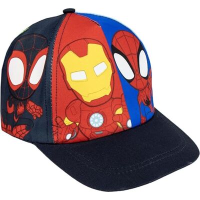 2200010423 Marvel czapka z daszkiem o ekskluzywnym wzornictwie i oficjalnej licencji dziecięca czapka Marvel i wygodna do noszenia na co dzień, Wielokolorowy, rozmiar uniwersalny 2200010423 Marvel czapka z daszkiem o ekskluzywnym wzornictwie i oficjalnej licencji dziecięca czapka Marvel i wygodna do noszenia na co dzień, Wielokolorowy, rozmiar uniwersalny