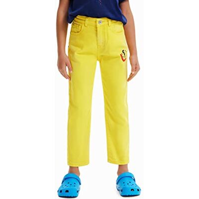 23SGDD03 Desigual Dziewczęce dżinsy jeansowe Maria, żółty, 6 Lata 23SGDD03 Desigual Dziewczęce dżinsy jeansowe Maria, żółty, 6 Lata