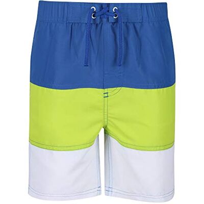 RKM020 Regatta Unisex dzieci Shaul Iii' szybkoschnące szorty kąpielowe stroje kąpielowe Żeglarski niebieski/elektryczny wapno 3-4 Years RKM020 Regatta Unisex dzieci Shaul Iii' szybkoschnące szorty kąpielowe stroje kąpielowe Żeglarski niebieski/elektryczny wapno 3-4 Years