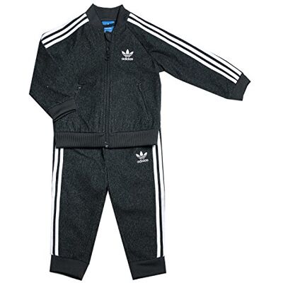 BQ4275_68 Adidas I SST Twill spodnie dziecięce, I SST Twill, szare (Grpudg/białe) BQ4275_68 Adidas I SST Twill spodnie dziecięce, I SST Twill, szare (Grpudg/białe)