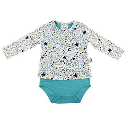Petit Béguin Body Shirt Baby Little Moon chłopięca koszulka Little Moon – rozmiar – 36 miesięcy (98 cm) Petit Béguin Body Shirt Baby Little Moon chłopięca koszulka Little Moon – rozmiar – 36 miesięcy (98 cm)