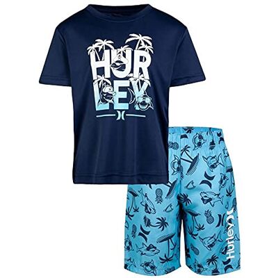 685436 Hurley Chłopięce Hrlb Shark Paradise Set Board-Shorts, niebieski (Blue Gaze), 18 miesi?cy 685436 Hurley Chłopięce Hrlb Shark Paradise Set Board-Shorts, niebieski (Blue Gaze), 18 miesi?cy