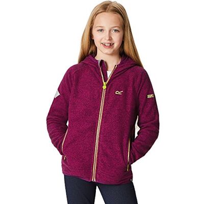 RKA250 Regatta Dziecięca bluza z kapturem z zamkiem błyskawicznym ze streczu, Camellia., Size 3-4 RKA250 Regatta Dziecięca bluza z kapturem z zamkiem błyskawicznym ze streczu, Camellia., Size 3-4