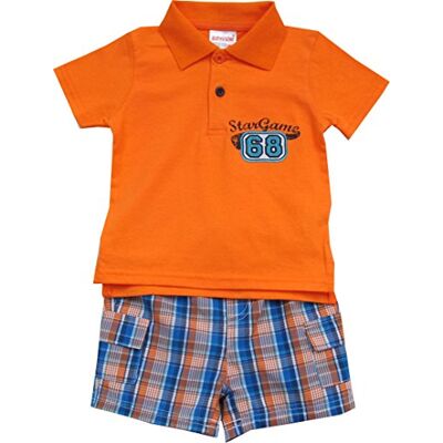 17135570-900 Schnizler Niemowlęta Star Game z T-shirtem w kratkę krótkie spodnie zestaw odzieży 17135570-900 Schnizler Niemowlęta Star Game z T-shirtem w kratkę krótkie spodnie zestaw odzieży