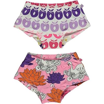 232-7011 Småfolk Girl's majtki hipsterskie z wieloma nadrukami, 3 sztuki, kolor morski, różowy, 7-8 lat, Sea Pink, 7-8 lat 232-7011 Småfolk Girl's majtki hipsterskie z wieloma nadrukami, 3 sztuki, kolor morski, różowy, 7-8 lat, Sea Pink, 7-8 lat
