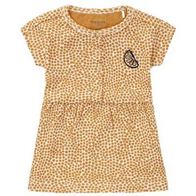 2430411 Noppies Baby Dziewczęca sukienka z krótkim rękawem Aligarh sukienka dziecięca z nadrukiem, Amber Gold P888, 56 cm 2430411 Noppies Baby Dziewczęca sukienka z krótkim rękawem Aligarh sukienka dziecięca z nadrukiem, Amber Gold P888, 56 cm