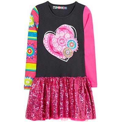 67V32C5-2054 Desigual Dziewczęca sukienka Vest_Monrovia, szary (Grafito 2054), 152 cm 67V32C5-2054 Desigual Dziewczęca sukienka Vest_Monrovia, szary (Grafito 2054), 152 cm