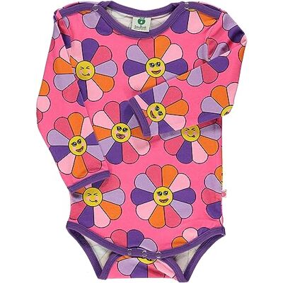 231-3013 Småfolk Baby Girls Body LS, kostium dla niemowląt i maluchów, różowy, 68, Rosa, 68 cm 231-3013 Småfolk Baby Girls Body LS, kostium dla niemowląt i maluchów, różowy, 68, Rosa, 68 cm
