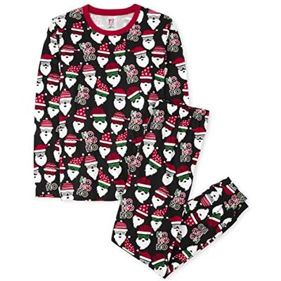 3032911 The Children's Place Baby Family Matching, Christmas and Holiday Pajama Sets, Cotton, Santa Allover, XX-Large (Adult) 3032911 The Children's Place Baby Family Matching, Christmas and Holiday Pajama Sets, Cotton, Santa Allover, XX-Large (Adult)