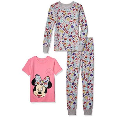 GSZ90015/GSZ90014/GSZ90016-1-18nths Amazon Essentials Disney Marvel Gwiezdne Wojny zestaw piżam dla dziewczynek (wcześniej cętkowana zebra), Minnie/Cute, 18 miesięcy GSZ90015/GSZ90014/GSZ90016-1-18nths Amazon Essentials Disney Marvel Gwiezdne Wojny zestaw piżam dla dziewczynek (wcześniej cętkowana zebra), Minnie/Cute, 18 miesięcy