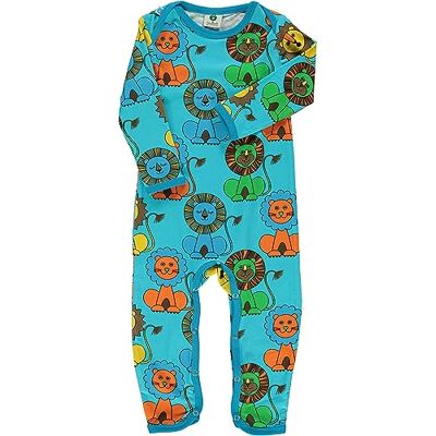 231-4014 Småfolk Baby Boys Body Suit LS, kostium dla niemowląt i maluchów, niebieski atol, 74, niebieski (Blue Atoll), 74 231-4014 Småfolk Baby Boys Body Suit LS, kostium dla niemowląt i maluchów, niebieski atol, 74, niebieski (Blue Atoll), 74
