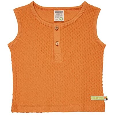 1126 loud + proud Unisex dziecięca frotte w kropki, certyfikat GOTS Top, Carrot, 74/80, Marchewka, 74-80 1126 loud + proud Unisex dziecięca frotte w kropki, certyfikat GOTS Top, Carrot, 74/80, Marchewka, 74-80