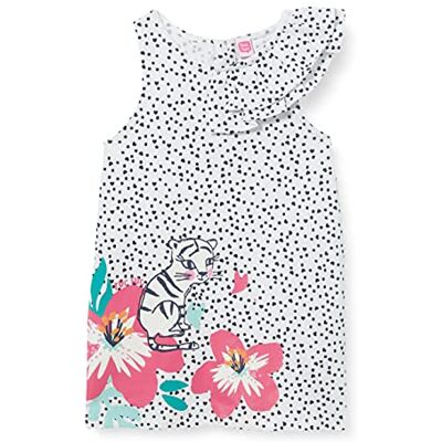 11300326 Tuc Tuc Dziewczęca sukienka Vestido Punto Love Sauvage, biały, 9 Miesiące 11300326 Tuc Tuc Dziewczęca sukienka Vestido Punto Love Sauvage, biały, 9 Miesiące
