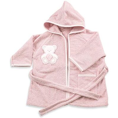 Italbaby Szlafrok Gąbka dla Niemowląt 0-6 Miesięcy Pluszowy Różowy 550 g Italbaby Szlafrok Gąbka dla Niemowląt 0-6 Miesięcy Pluszowy Różowy 550 g