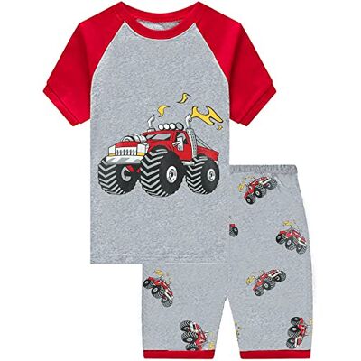 706A02 Little Hand Piżama chłopięca, 1# ciężarówka, 4-5 ans 706A02 Little Hand Piżama chłopięca, 1# ciężarówka, 4-5 ans