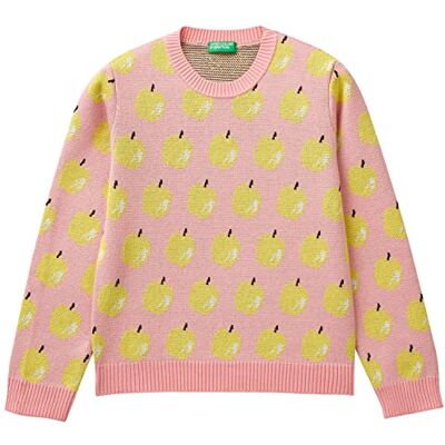 1094Q103T United Colors of Benetton sweter G/C M/L sweter, różowy wzór 911, KL dziewczynka, Różowy Do Fantazji 911 1094Q103T United Colors of Benetton sweter G/C M/L sweter, różowy wzór 911, KL dziewczynka, Różowy Do Fantazji 911
