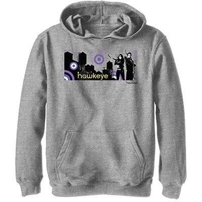 MLHE0001-40042101 Marvel Chłopiec City szablon graficzny dla dzieci lekkoatletyczny, Athletic Heather, S MLHE0001-40042101 Marvel Chłopiec City szablon graficzny dla dzieci lekkoatletyczny, Athletic Heather, S
