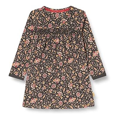14O0411 Noppies Baby Dziewczęca G Dress Ls Shelby AOP sukienka dziecięca, Phantom P008, 50 cm 14O0411 Noppies Baby Dziewczęca G Dress Ls Shelby AOP sukienka dziecięca, Phantom P008, 50 cm