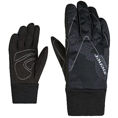 808268 Ziener Dziecięce rękawice do biegania Unico Junior/Nordic/Crosscountry wiatroszczelne, oddychające, miękkie etui, szare Ink camo, S 808268 Ziener Dziecięce rękawice do biegania Unico Junior/Nordic/Crosscountry wiatroszczelne, oddychające, miękkie etui, szare Ink camo, S