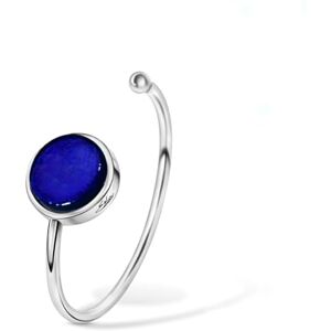 BrCricl-CS-Blue Ellen Kvam Jewelry Bransoletka okrągła, niebieska, Jeden rozmiar, Srebro szterlingowe Szkło, Bez kamieni szlachetnych BrCricl-CS-Blue Ellen Kvam Jewelry Bransoletka okrągła, niebieska, Jeden rozmiar, Srebro szterlingowe Szkło, Bez kamieni szlachetnych