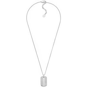 JF04882040 Fossil Męski naszyjnik ze stali nierdzewnej z zapięciem na karabińczyk Dog tag, jeden rozmiar, Stal nierdzewna, Bez kamieni szlachetnych JF04882040 Fossil Męski naszyjnik ze stali nierdzewnej z zapięciem na karabińczyk Dog tag, jeden rozmiar, Stal nierdzewna, Bez kamieni szlachetnych