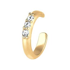 0304231619 Elli kolczyki damskie Single Earcuff z kryształkami, pozłacane srebro wysokiej próby 925 0304231619 Elli kolczyki damskie Single Earcuff z kryształkami, pozłacane srebro wysokiej próby 925