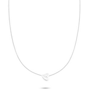 TJ-0737-N-45 Tamaris biżuteria dla kobiet ze stali nierdzewnej, naszyjnik z organischem Herzmotiv für Valentinstag, Stilvoll i Elegancki pomysł na prezent srebro TJ-0737-N-45 Tamaris biżuteria dla kobiet ze stali nierdzewnej, naszyjnik z organischem Herzmotiv für Valentinstag, Stilvoll i Elegancki pomysł na prezent srebro