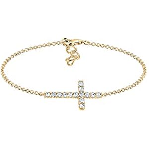 0201820917_16 Elli Bransoletka Damen Kreuz Symbol Klassisch mit Kristallen ze srebra wysokiej próby 925, 160, Srebro, Kryształ 0201820917_16 Elli Bransoletka Damen Kreuz Symbol Klassisch mit Kristallen ze srebra wysokiej próby 925, 160, Srebro, Kryształ
