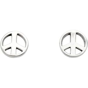 S1466 DUR Kolczyki Peace polerowane srebro wysokiej próby 925, symboliczna biżuteria dla pokoju i harmonii, 11 mm, , 11 mm, srebro wysokiej próby, bez kamienia szlachetnego, 11 mm, srebro wysokiej S1466 DUR Kolczyki Peace polerowane srebro wysokiej próby 925, symboliczna biżuteria dla pokoju i harmonii, 11 mm, , 11 mm, srebro wysokiej próby, bez kamienia szlachetnego, 11 mm, srebro wysokiej